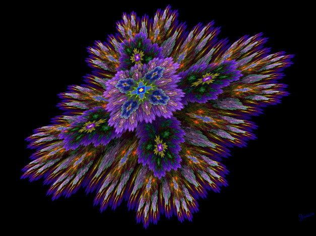 Обои картинки фото 3д, графика, fractal, фракталы, фон, узор