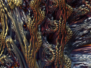 Картинка 3д графика fractal фракталы узор цвета