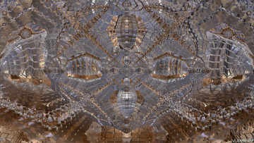 Картинка 3д графика fractal фракталы узор цвета