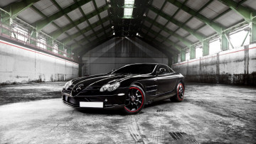 Картинка mercedes slr автомобили benz мощь скорость красота автомобиль