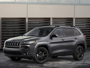 обоя автомобили, jeep, cherokee, altitude, 2014, kl, темный
