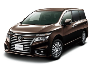 Картинка автомобили nissan datsun elgrand highway star коричневый