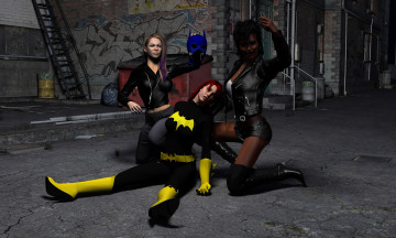 Картинка 3д+графика fantasy+ фантазия девушка супермен