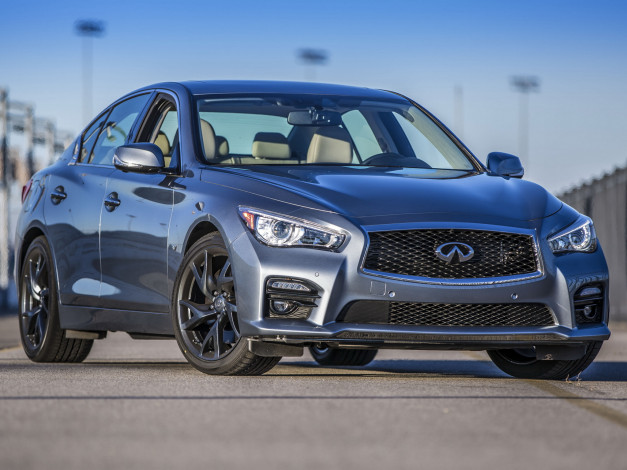 Обои картинки фото автомобили, infiniti, q50s, 3-7, синий