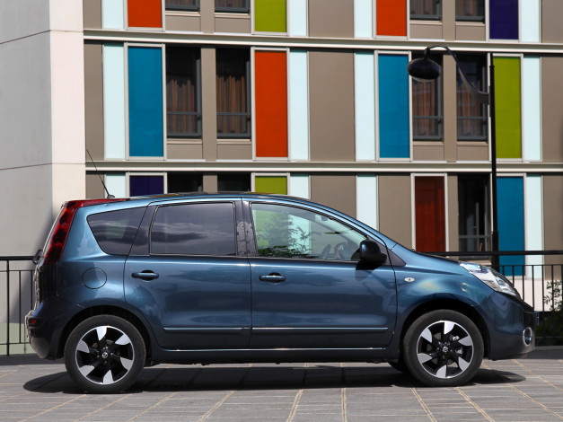 Обои картинки фото автомобили, nissan, datsun, note, nickelodeon