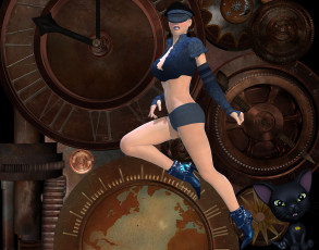 Картинка 3д+графика люди+ people фон взгляд девушка