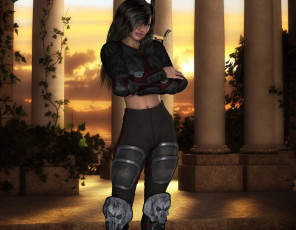 Картинка 3д+графика люди+ people фон взгляд девушка