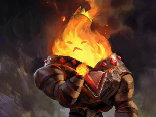 Картинка рисованное кино доспехи корона огонь король mikeazevedo flame king adventure time