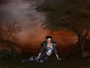 Картинка 3д+графика люди+ people взгляд девушка фон