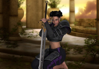 Картинка 3д+графика люди+ people фон взгляд девушка