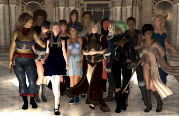 Картинка 3д+графика эльфы+ elves фон взгляд эльфийки