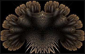 Картинка 3д+графика фракталы+ fractal цвета узор фон