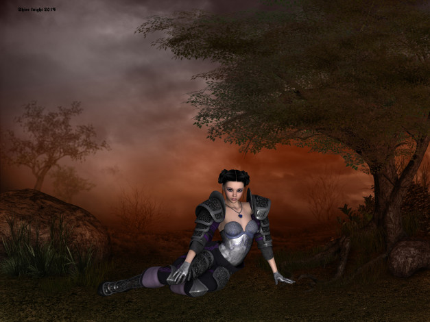 Обои картинки фото 3д графика, люди , people, взгляд, девушка, фон