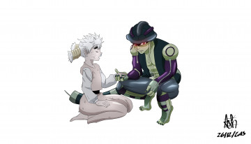 Картинка аниме hunter+x+hunter король камуги переживание меруэм арт