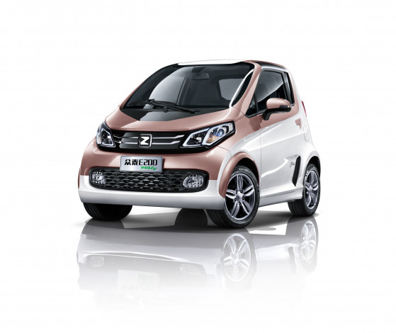 Обои картинки фото автомобили, zotye, e200, 2015г