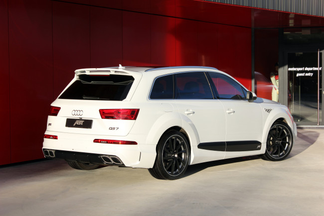 Обои картинки фото автомобили, audi, 2016г, 4m, qs7, abt