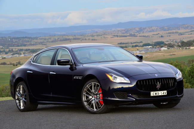 Обои картинки фото автомобили, maserati, 2015г, au-spec, gts, quattroporte