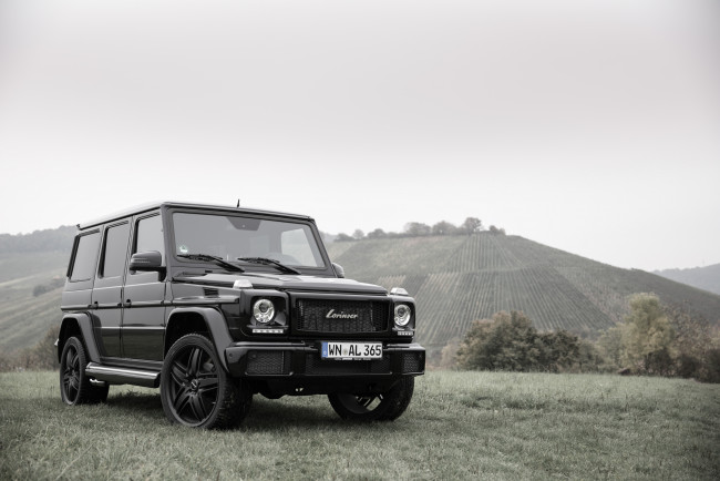 Обои картинки фото автомобили, mercedes-benz, lorinser, g-klasse, lwb, w463, 2015г, темный