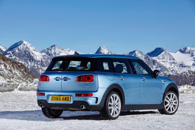 Обои картинки фото автомобили, mini, cooper, s, clubman, all4, f54, 2016г, синий