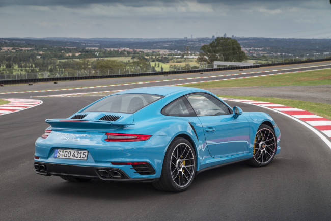 Обои картинки фото автомобили, porsche, 2016г, 991, s, coupe, turbo, 911