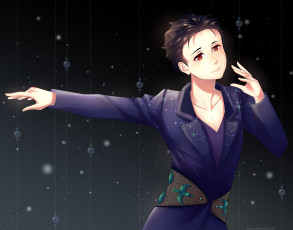 Картинка аниме yuri+on+ice юри катсуки