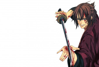 Картинка аниме hakuouki okita souji