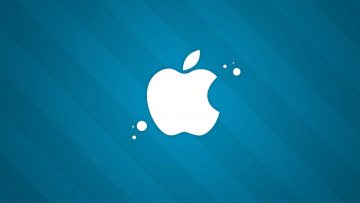 Картинка компьютеры apple фон логотип