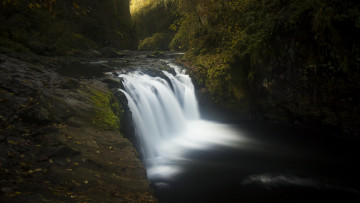 Картинка природа водопады поток камни