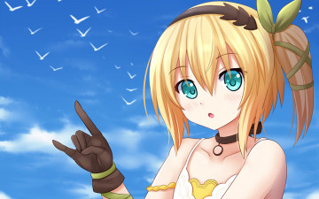 Картинка аниме tales+of+zestiria взгляд девушка фон