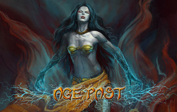 Картинка фэнтези девушки девушка фон взгляд молния