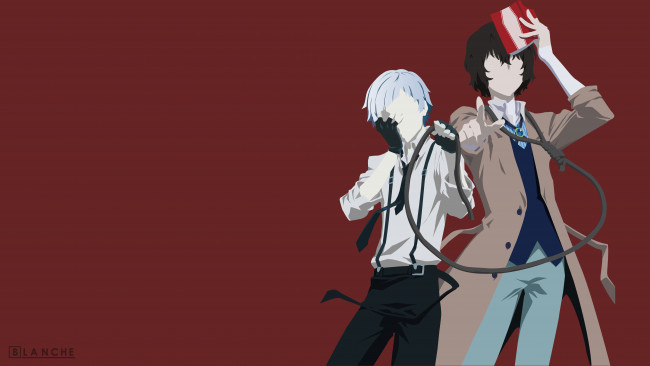 Обои картинки фото аниме, bungou stray dogs, atsushi, osamu