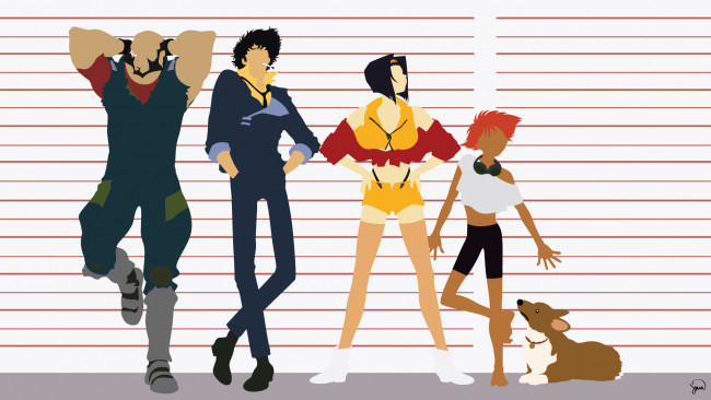 Обои картинки фото аниме, cowboy bebop, персонажи