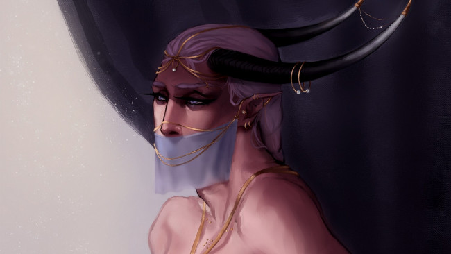 Обои картинки фото фэнтези, демоны, парень