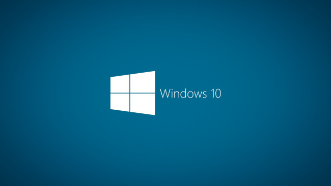 Обои картинки фото компьютеры, windows  10, логотип, фон