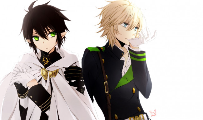 Обои картинки фото аниме, owari no seraph, последний, серафим