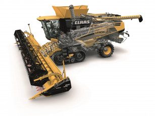Картинка техника комбайны claas