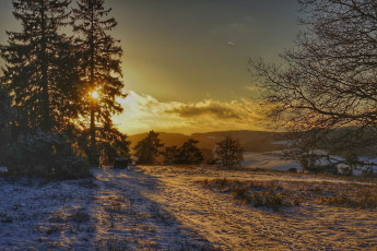 Картинка природа восходы закаты простор