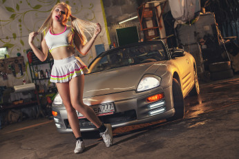 Картинка автомобили -авто+с+девушками авто девушка гараж