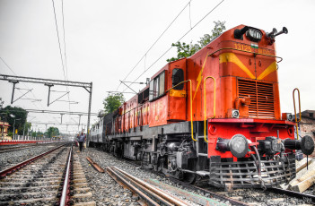 Картинка техника поезда состав локомотив