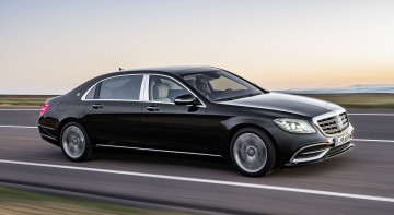 Картинка mercedes-maybach+s650+s-class+black+2018 автомобили mercedes-benz 2018 s-class s650 mercedes-maybach black