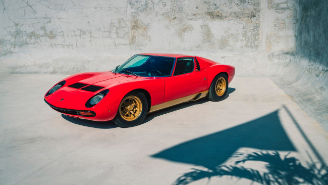 Обои картинки фото автомобили, lamborghini, 1972, miura