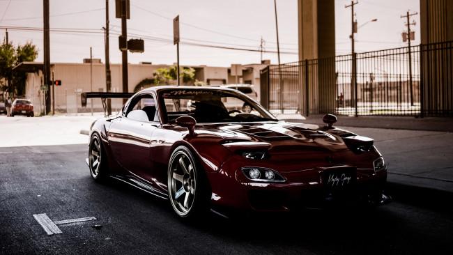 Обои картинки фото автомобили, mazda, rx-7