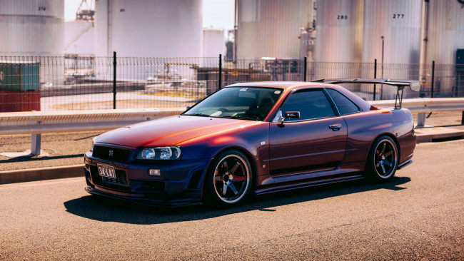 Обои картинки фото автомобили, nissan, datsun, skyline, gt-r, r34