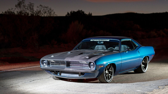 Обои картинки фото автомобили, plymouth, 1970, cuda