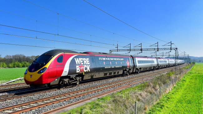 Обои картинки фото техника, поезда, локомотив, состав