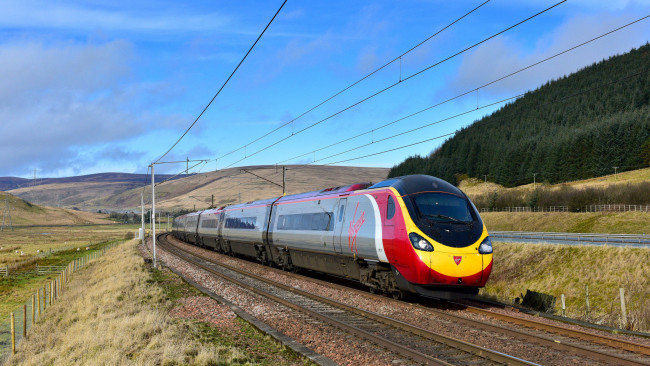 Обои картинки фото техника, поезда, локомотив, состав