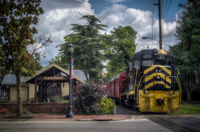 Обои картинки фото техника, поезда, локомотив, состав