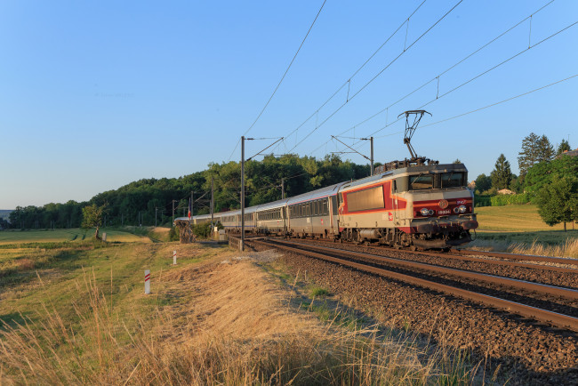 Обои картинки фото техника, электровозы, локомотив, состав