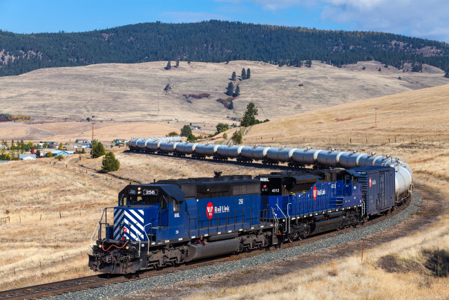 Обои картинки фото техника, поезда, локомотив, состав