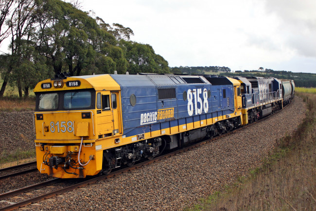 Обои картинки фото техника, поезда, локомотив, состав